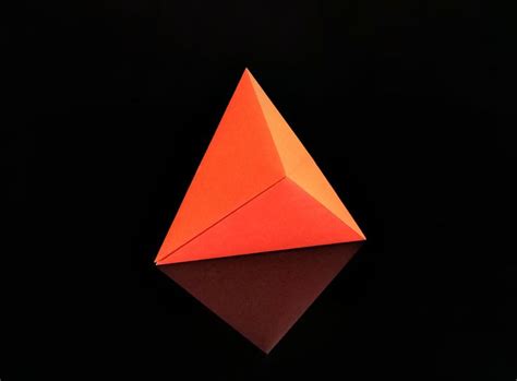 Tetrahedron origami in 2023 | Origami, Art, Piecings