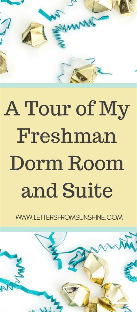 College Suite and Dorm Room Tour