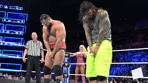 Jimmy Uso and Rusev channel WWE Hall of Famer Rikishi with mid-match ...