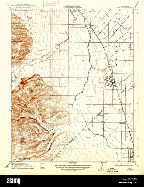 Newman california map hi-res stock photography and images - Alamy