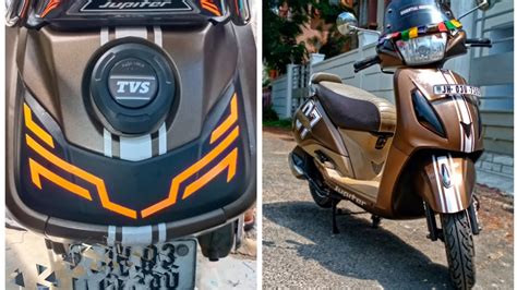 Tvs Jupiter Modified Decent Look Tvs Jupiter Classic Sticker