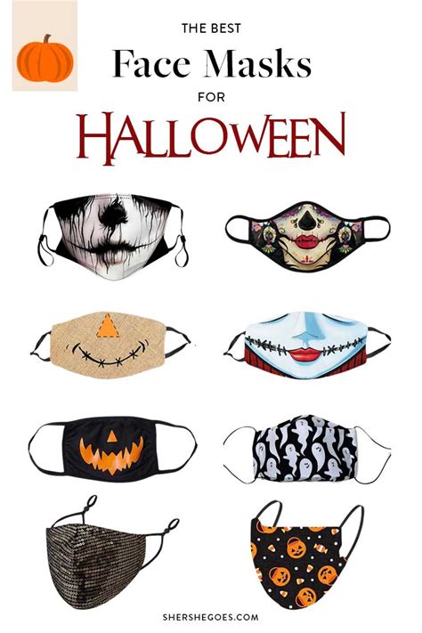 22 Halloween Face Masks to Get in the Spirit! (Cute, Spooky, Character ...