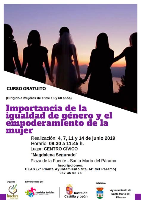 Curso Importancia De La Igualdad De Género Y El Empoderamiento De La