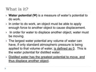 Water+potential+explained | PPT