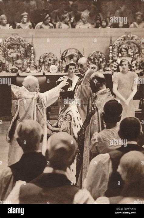 The Crowning Of Queen Elizabeth Wife Of King George Vi Artist