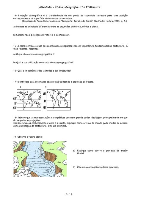 Cartografia Atividades 6 Ano Image To U