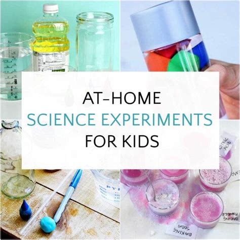 Home Science Experiments for Kids