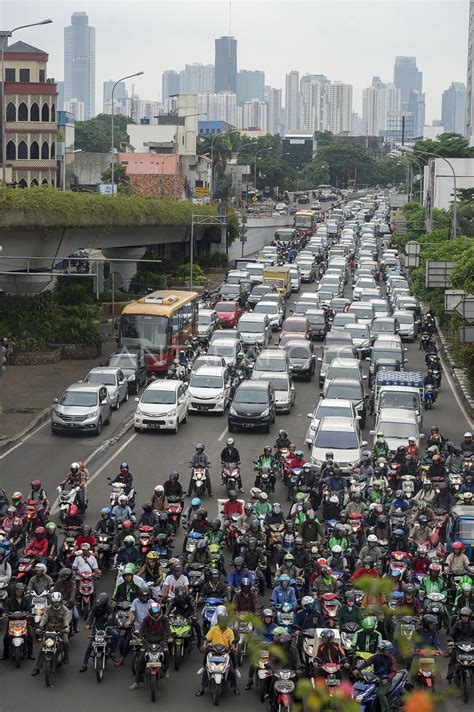 Kemacetan Di Jakarta Antara Foto