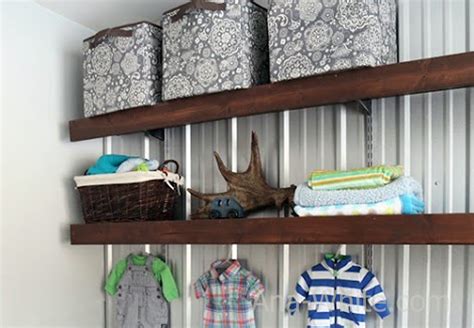 Shelf Covers over Wire Shelving Brackets and Tracks | Ana White