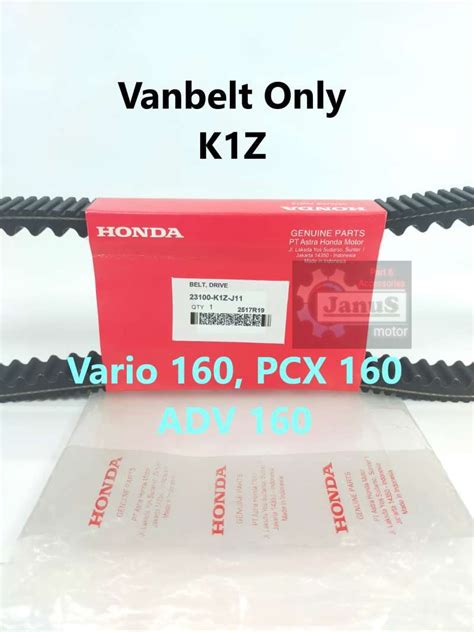 Jual Honda Vanbelt Only V Belt K1z Honda Pcx 160 Vario 160 Adv 160