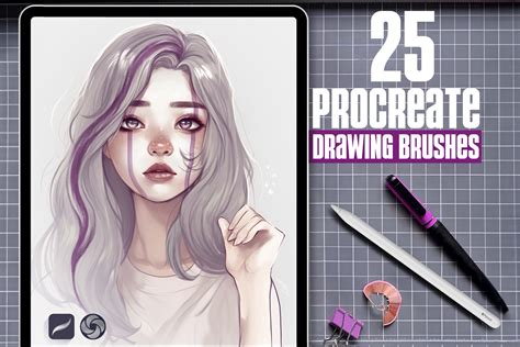 Procreate Brushes For Drawing | Brushes ~ Creative Market