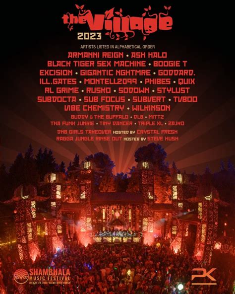 Shambhala rolls out stage-by-stage lineups for 2023