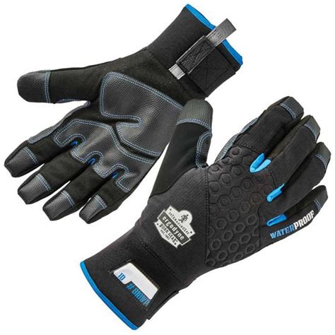 Ergodyne ProFlex 818WP Thermal Waterproof Winter Work Gloves Black