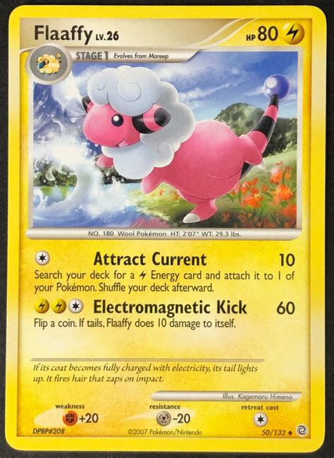 Pokemon Card Flaaffy Lv26 Secret Wonders 50132 Near Mint Non Holo