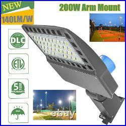 W Led Parking Lot Pole Light Commercial Shoebox Fixture Outdoor