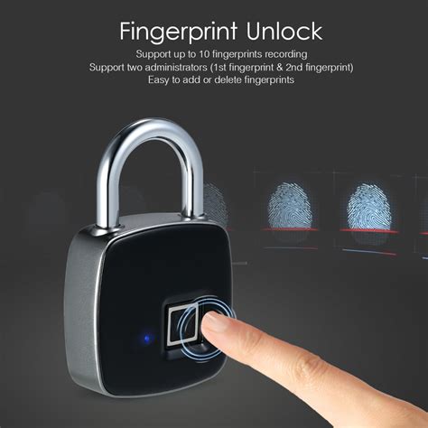 Keyless Fingerprint Security Padlock – Pouted Magazine