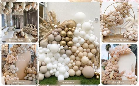 Kit Ghirlanda Palloncino Beige Ghirlanda Palloncini Compleanno Con