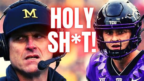 Tcu Stuns Michigan In College Football Playoff Michigan Ends Season