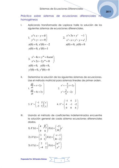 Pdf Pr Ctica Sistemas De Ecuaciones Diferenciales Dokumen Tips