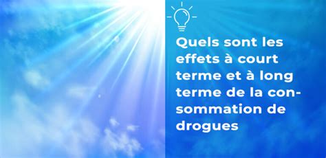 Quels Sont Les Effets Court Terme Et Long Terme De La Consommation