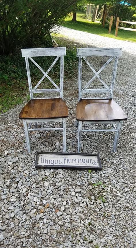 RUSTIC CHAIRS FOUR Beautiful Rustic Wood Malaysian Oak Solid - Etsy