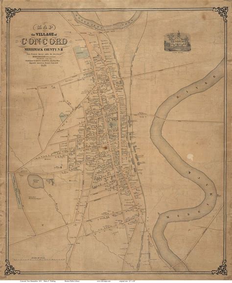 Old maps of Concord, NH