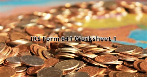 IRS Form 941 Worksheet 1 ⏬