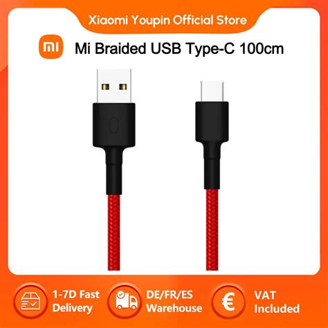 Xiaomi Mi Cable Usb Trenzado Tipo C Cable De Carga R Pida De Cm