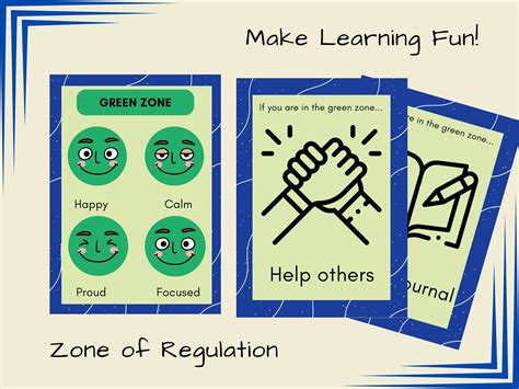 Zone Of Regulation Flashcards Kid Friendly Learning Explore Regulations