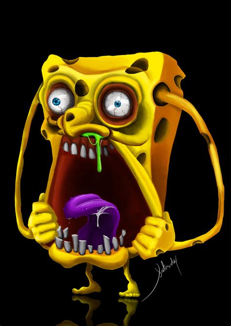 Spongebob Zombie By SaturdayXII On DeviantArt