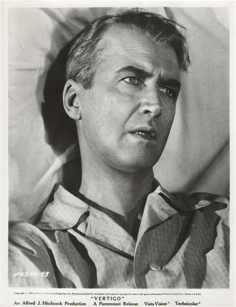 JAMES STEWART in HITCHCOCK's "Vertigo" Original Vintage Photograph 1958 ...