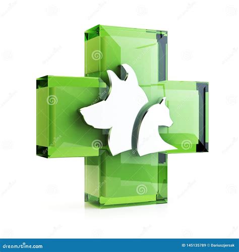 Veterinary Cross 3d Illustration Stock Illustration Illustration Of