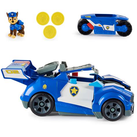 Paw Patrol Chase In Transforming Movie City Cruiser Toy Car With