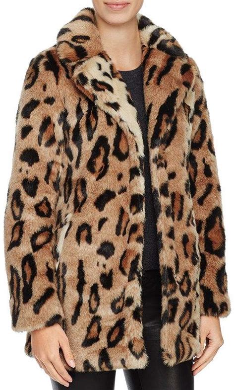 Louise Paris Leopard Print Faux Fur Coat 100 Exclusive Winter Coats