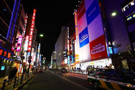 ゆんフリー写真素材集 No 14148 池袋の繁華街 日本 東京