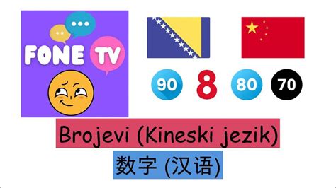 Brojevi Kineski Jezik Bs Zh Youtube