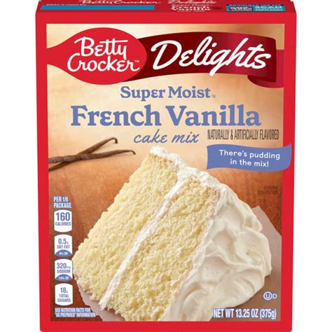 Betty Crocker Super Moist French Vanilla Cake Mix