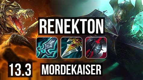 RENEKTON Vs MORDE TOP 1 8M Mastery Legendary 300 Games EUW