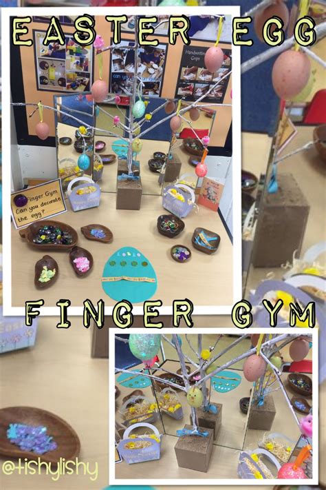 Finger Gym With An Easter Theme Finger Gym Easter Preschool Easter