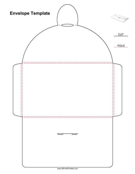 Envelope Template Layout Download Printable PDF | Templateroller