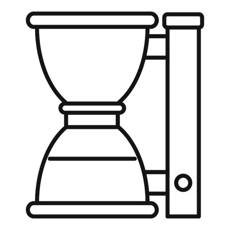 Premium Vector Barista Coffee Machine Icon Outline Barista Coffee