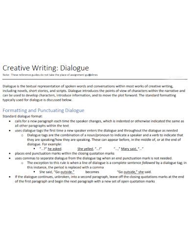 Dialogue Writing - 6+ Examples, Format, How to Write, PDF