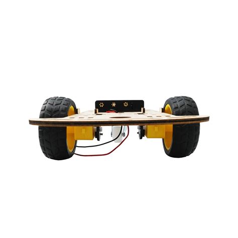 Wood 2WD Robot Smart Car Chassis Kits With Code Sp Vicedeal