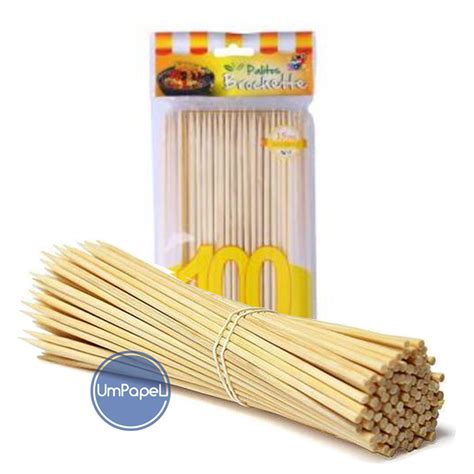 Palitos Brochette De Madera 15cm