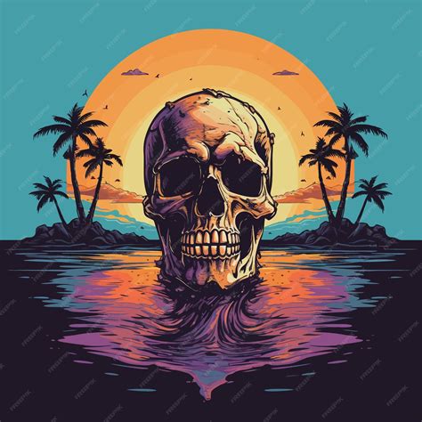 Premium Vector Skull Illustration