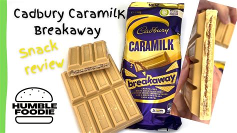 Cadbury Caramilk Breakaway Chocolate Block Snack Review Youtube