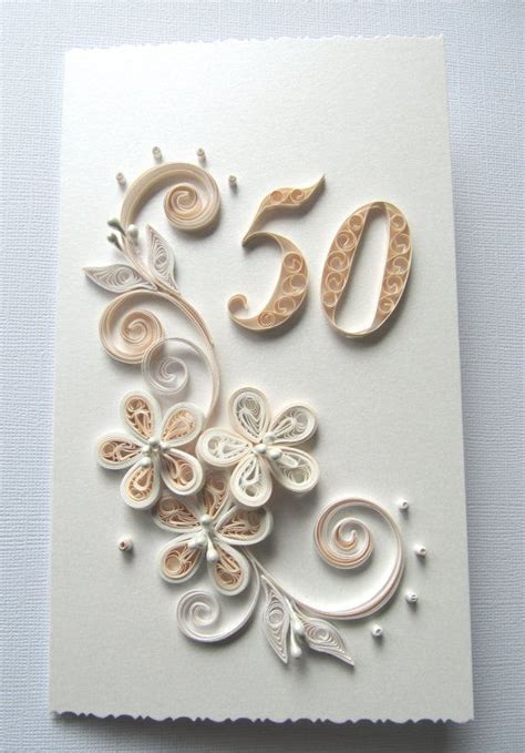 Happy Th Birthday Greeting Card Anniversary Card Gold Etsy