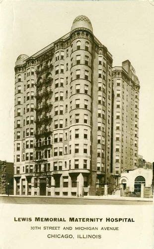 Lewis Memorial Maternity Hospital In Chicago Illinois