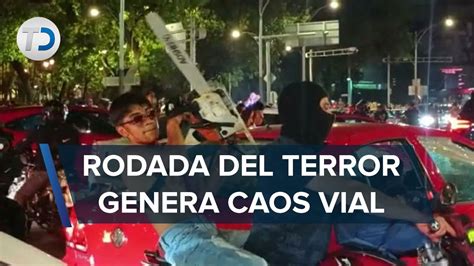 Por Rodada Del Terror En Cdmx Detienen A Dos Y Aseguran M S De