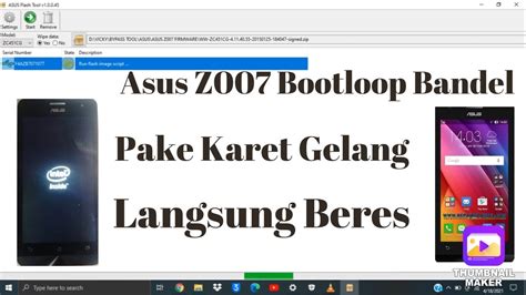 Tutorial Trick Memperbaiki Asus Zenfone C Z007 Stuck Asus Logo Youtube